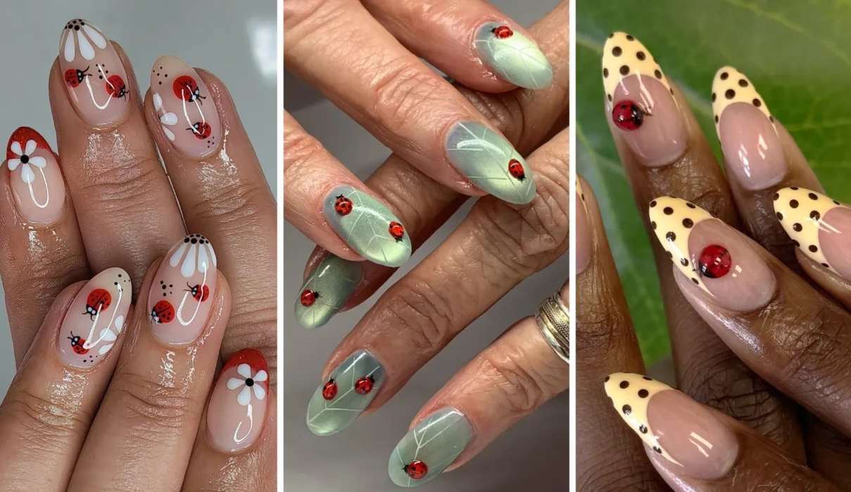 Ladybug Nails